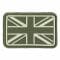 Parche - 3D Gran Bretaña Bandera forest pequeña