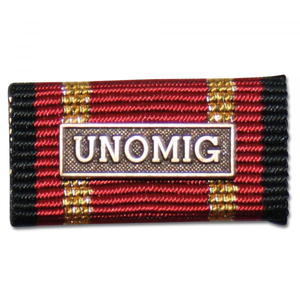 Placa de la orden por misiones en el extranjero UNOMIG bronce