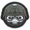 TacOpsGear 3D parche PVC Tacticons Nr.37 Skull Smiley Emoji