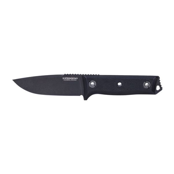Steambow cuchillo K1 oscuro Stonewash negro