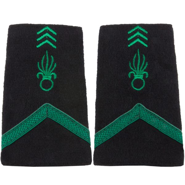 Insignia textil 1ère Classe Légion verde-negro