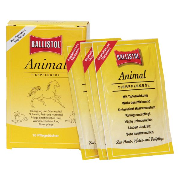 Ballistol Animal Toallitas Caja de 10 unds