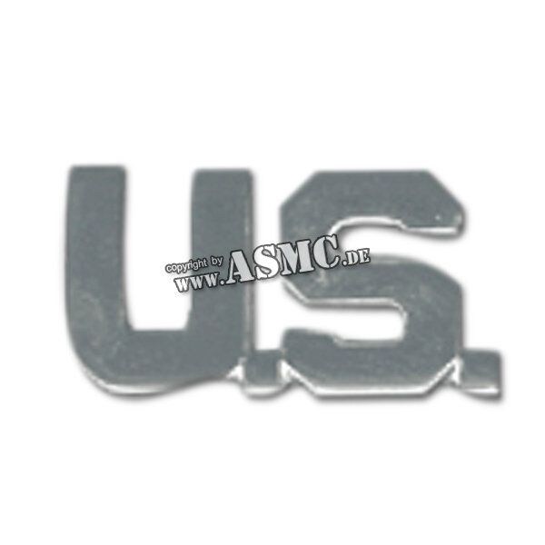 Distintivo metálico US Letters plateado