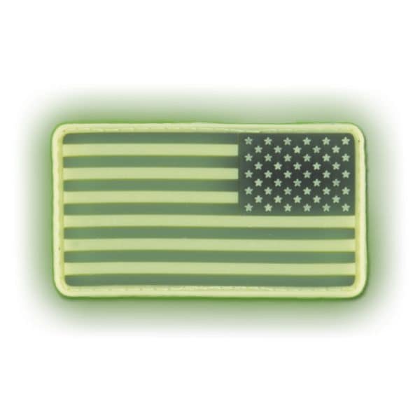 Parche 3D US Flag reversed fosforescente