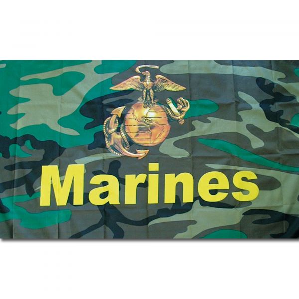 Bandera US Marines camo