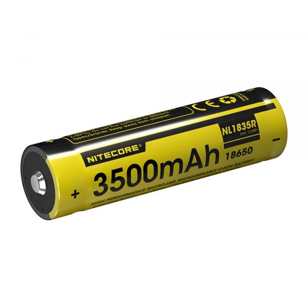 Nitecore Li-Ion batería Typ 18650 3500mAh NL1835R amarillo