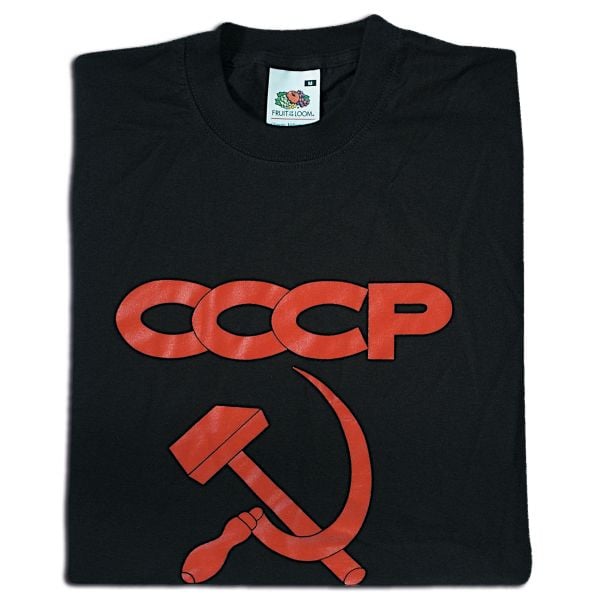 Camiseta CCCP negra