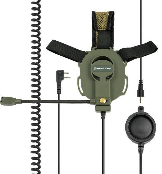 Auricular Midland Headset Bow-M Evo Tactical Military