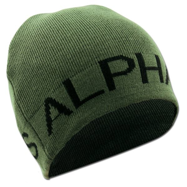 Alpha Industries Gorro Beanie Cap Reversible negro verde