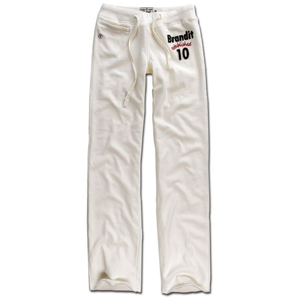 Pantalón deportivo Brandit Ladies Sporty Sweatpants I blanco