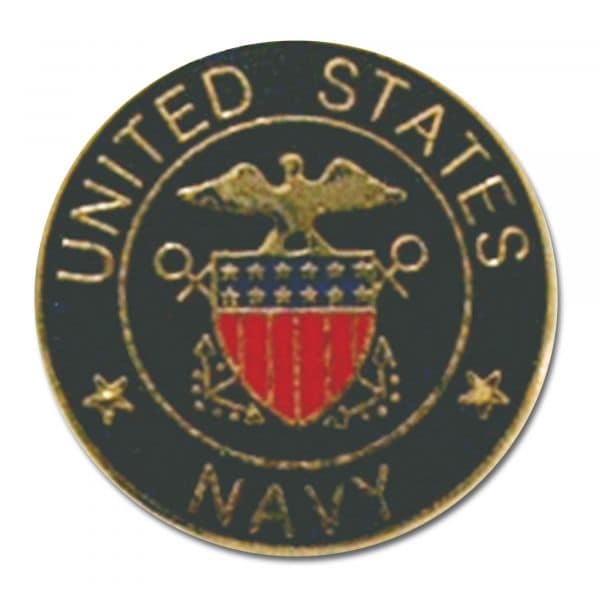 Mini pin US Navy redondo