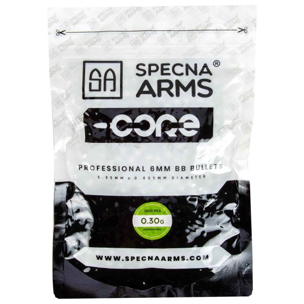 Specna Arms Core Bio Airsoft BBs 6mm 0.30g 1000 uds. blanco