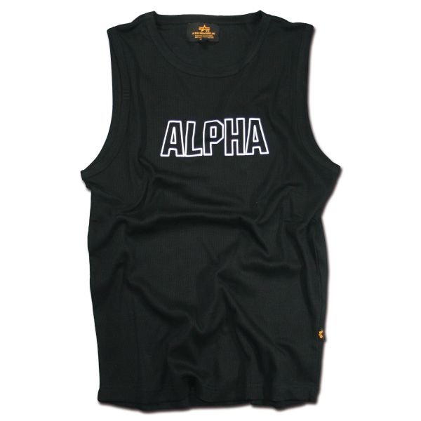 Camiseta manga cero Alpha Track negra