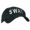 Gorra de béisbol SWAT negra