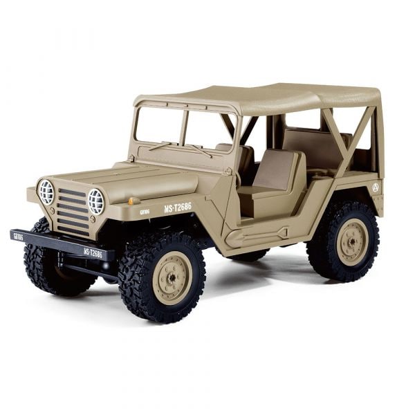 Amewi U.S. Vehículo militar todoterreno 4WD RTR desert sand