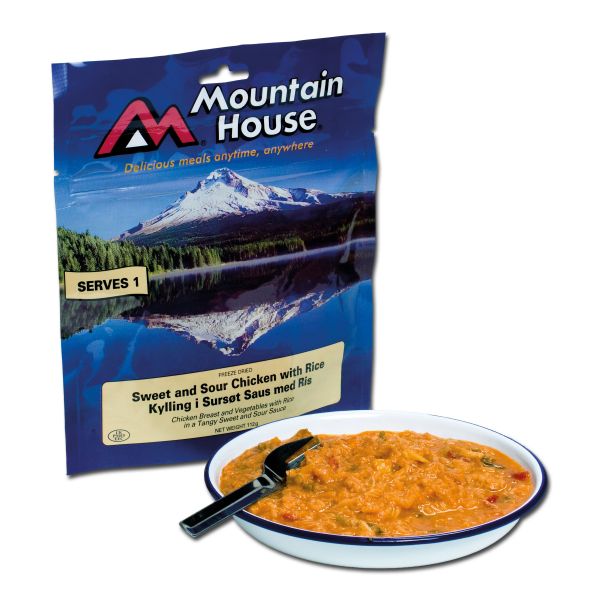 Mountain House Pollo agridulce con arroz