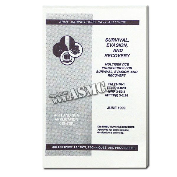Libro Survival, Evasion and Recovery