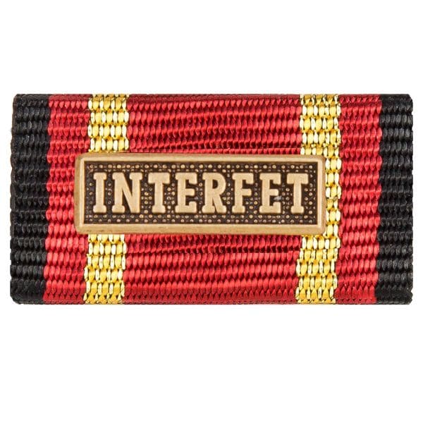 Medalla al servicio INTERFET bronce