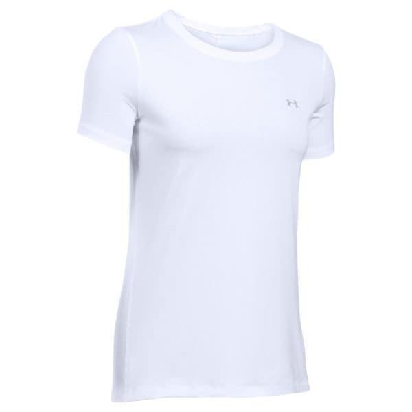 Camiseta Under Armour Fitness Damen Armour blanca plata