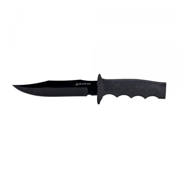 Black Ice cuchillo de hoja fija Outlaw negro