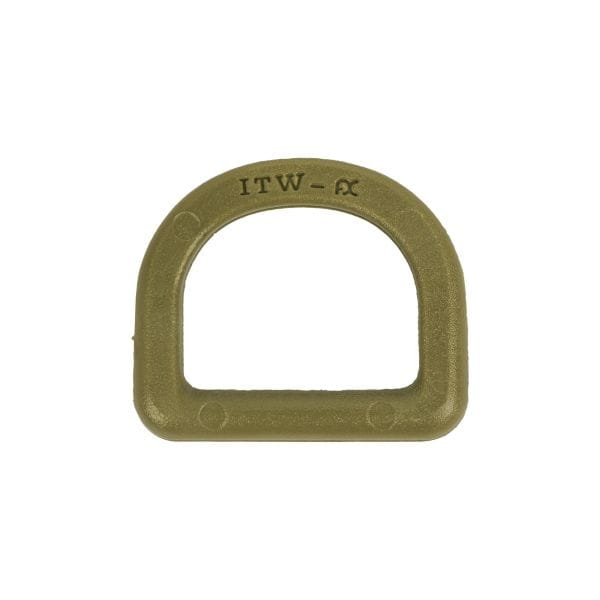 Anillo en D ITW Nexus D-Ring 25mm verde oliva