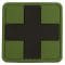 TAP 3D Parche Red Cross Medic verde oliva-negro