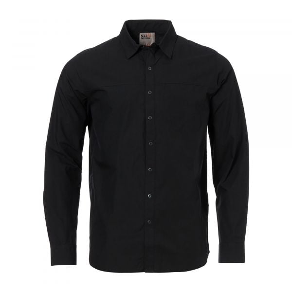 5.11 camisa Igor Solid Longsleeve Shirt negro