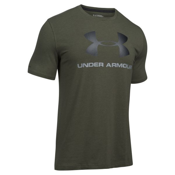 Camiseta Under Armour Fitness Sportstyle Logo verde oliva