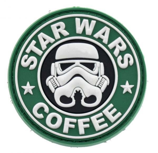 La Patcheria PVC-parche Star Wars Coffee OD olive