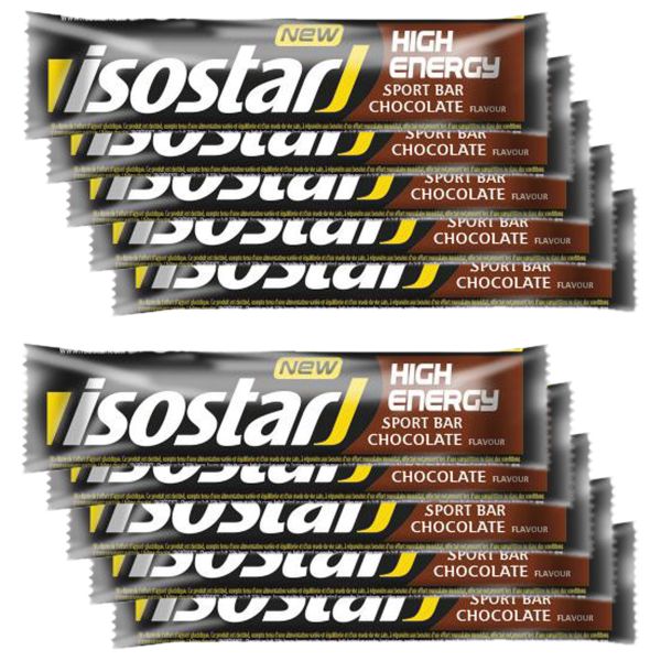 Barrita Isostar High Energy Chocolate 40 g – 10 u.