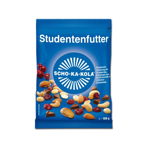 Scho-Ka-Kola Studentenfutter Mix de leche entera- chocolate 150g