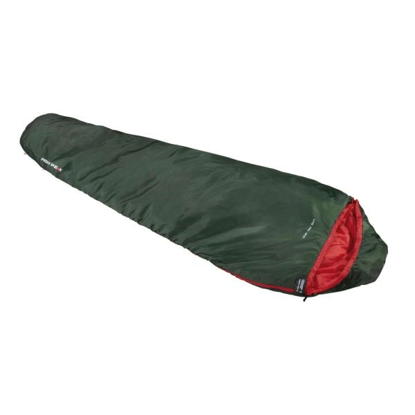 High Peak saco de dormir Lite Pak 1200 verde rojo