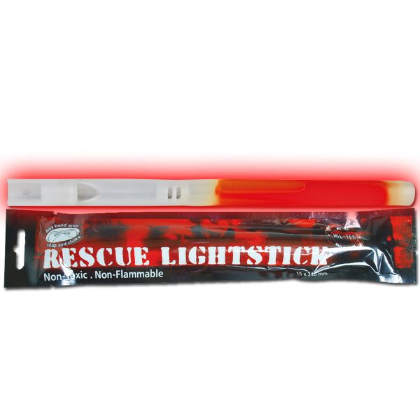 Luz química Mil-Tec Rescue roja