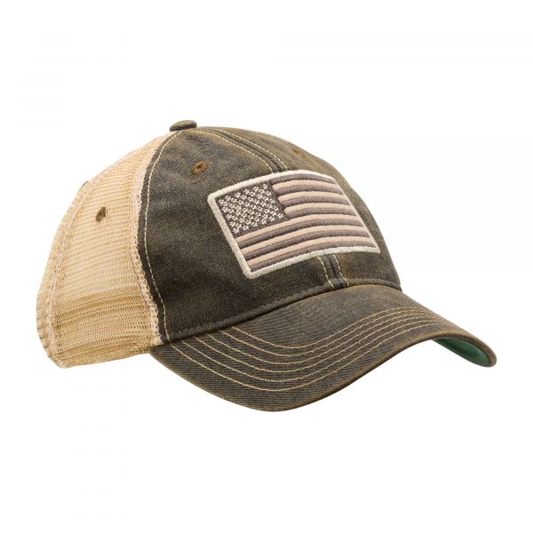 7.62 Design Cap Gorra Tactical US Flag Vintage Trucker Hat negra