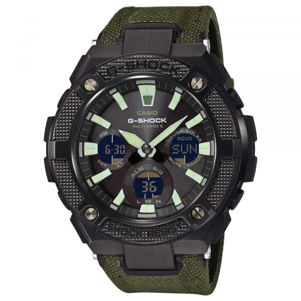 Reloj Casio G-Shock G-Steel GST-W130BC-1A3ER negro verde oliva