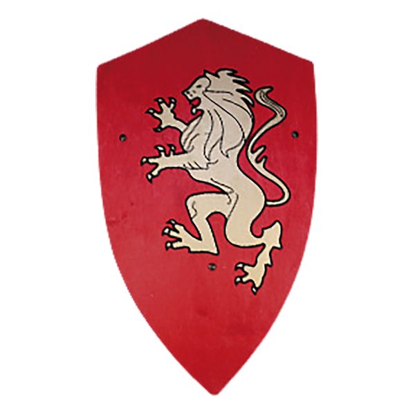 Escudo real rojo