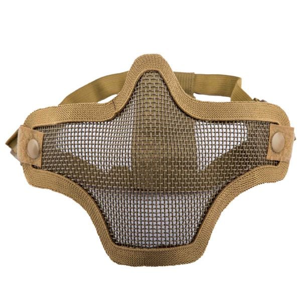 Invader Máscara de protección Gear Steel Half Face Mask tan