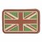 Parche -3D Gran Bretaña bandera multicam pequeña