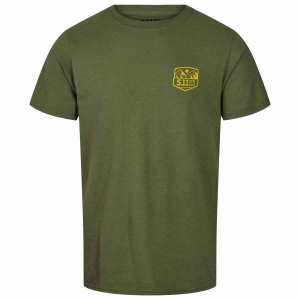 5.11 camiseta Seek and Enjoy military green mujer