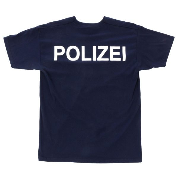 Camiseta policía azul