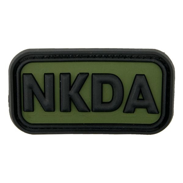 Parche - 3D NKDA No Known Drug Allergies negro-oliva
