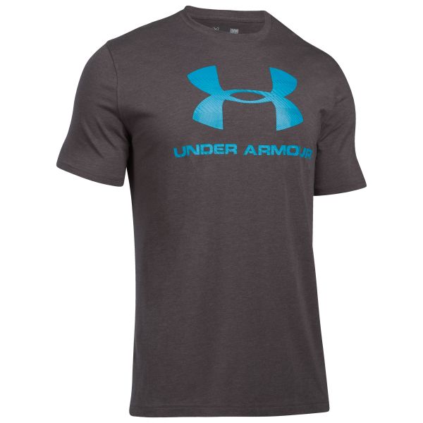 Camiseta Under Armour Sportstyle Logo gris oscuro azul