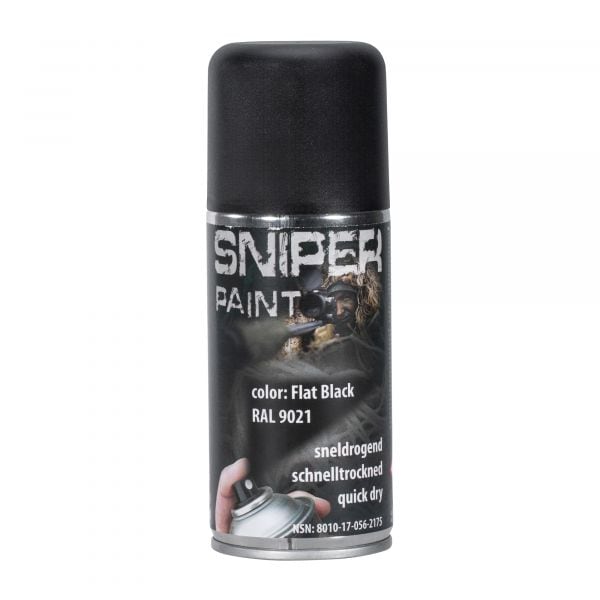 Sniper Paint Pintura en aerosol Box Army 150 ml negro
