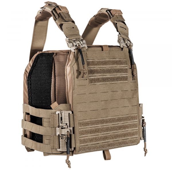 Tasmanian Tiger Plate Carrier QR LC coyote brown