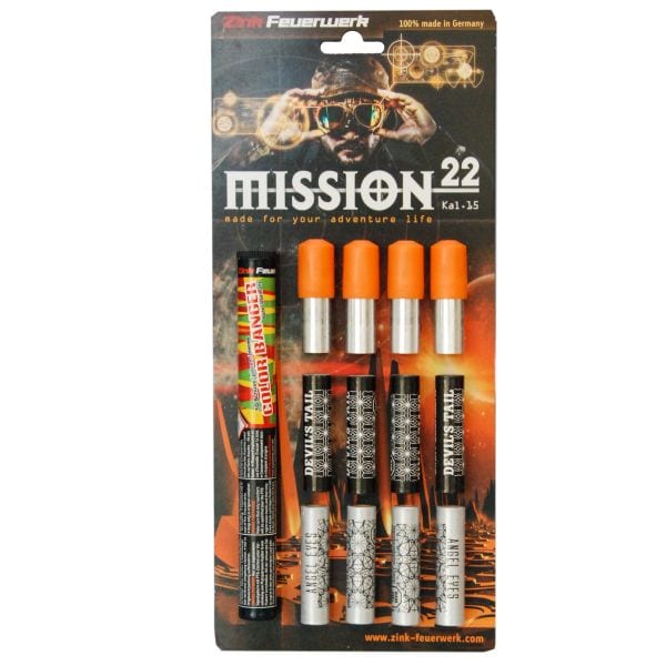 Zink Fuego artificial Mission 22 surtido 22 piezas
