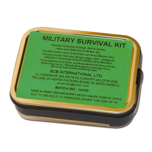 Paquete de supervivencia BCB Military