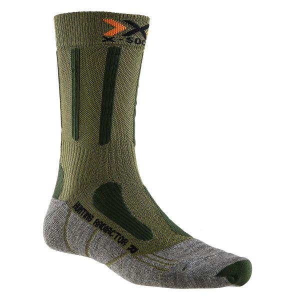 Calcetines X-Socks Hunting Radiactor Short verde