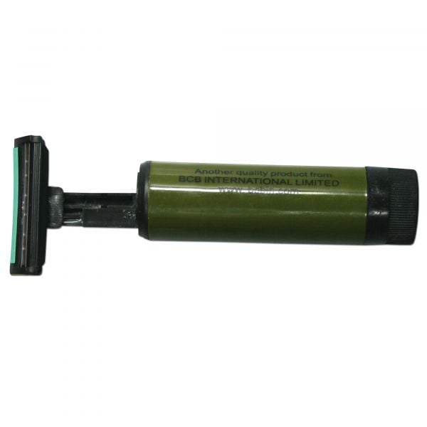 Máquina de afeitar Commando verde oliva
