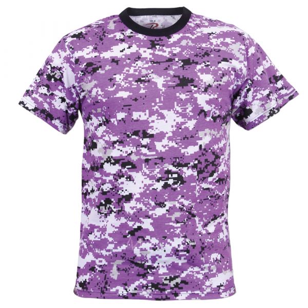 Camiseta Rothco Digital Camo ultra violeta
