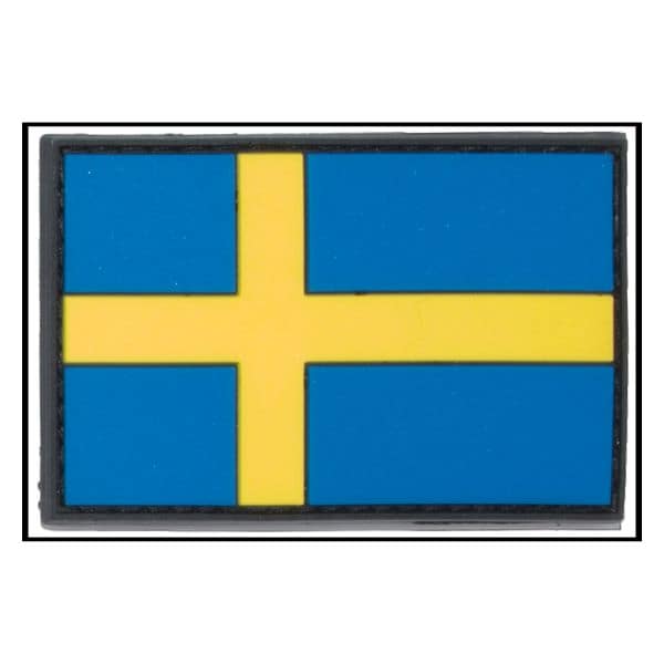 Parche - 3D bandera Suecia